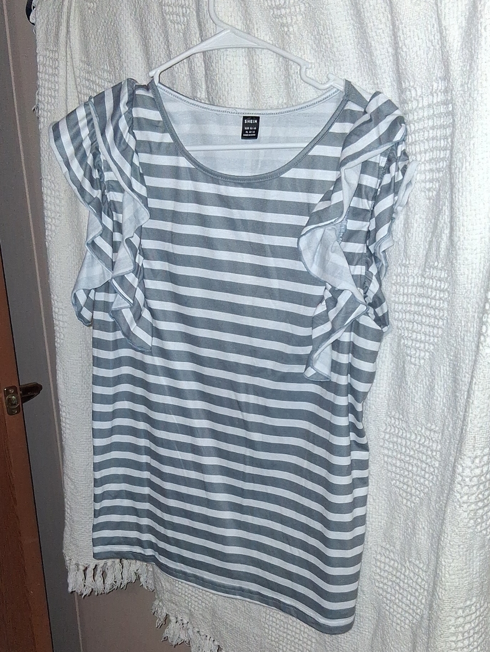 Womens Ruffle Sleeve Top